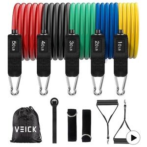 Veick Multi-Color Resistance Bands Set